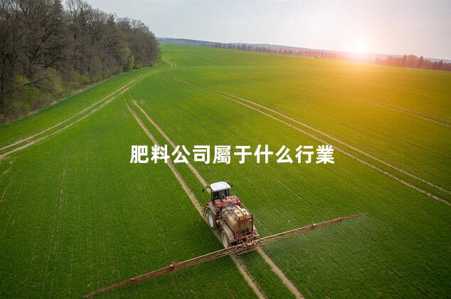 肥料公司屬于什么行業